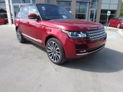 Firenze Red Metallic Land Rover Range Rover Supercharged.  Click to enlarge.