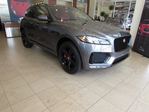 Ammonite Grey Jaguar F-PACE 35t AWD S.  Click to enlarge.
