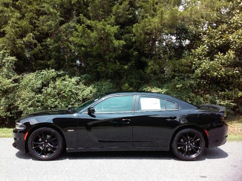 Pitch Black Dodge Charger R/T.  Click to enlarge.