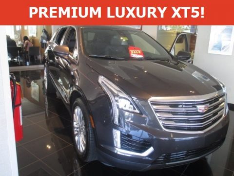 Dark Granite Metallic Cadillac XT5 Premium Luxury.  Click to enlarge.