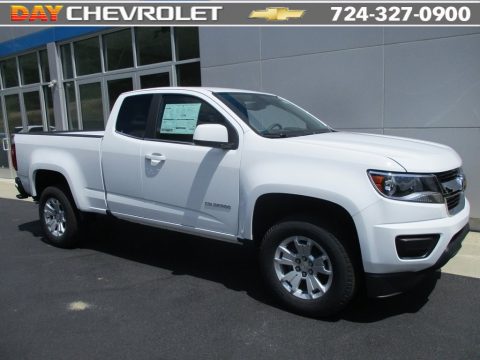 Summit White Chevrolet Colorado WT Extended Cab.  Click to enlarge.