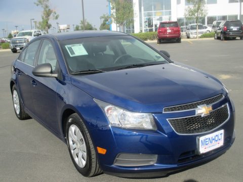 Blue Topaz Metallic Chevrolet Cruze LS.  Click to enlarge.