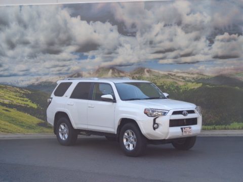 Super White Toyota 4Runner SR5 4x4.  Click to enlarge.