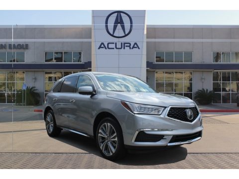 Lunar Silver Metallic Acura MDX Technology SH-AWD.  Click to enlarge.