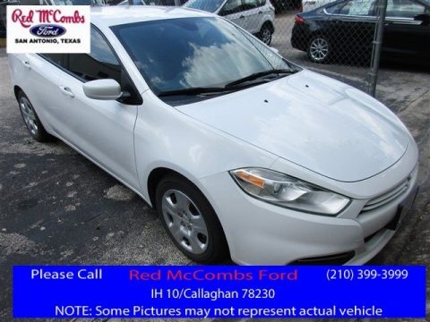 Bright White Dodge Dart SE.  Click to enlarge.