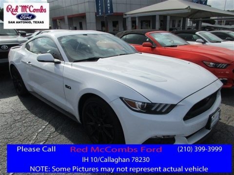 Oxford White Ford Mustang GT Coupe.  Click to enlarge.