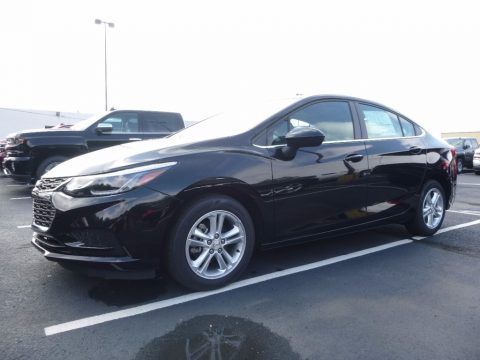 Mosaic Black Metallic Chevrolet Cruze LT Sedan.  Click to enlarge.