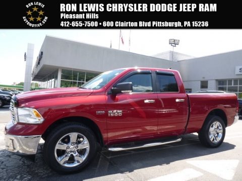 Deep Cherry Red Pearl Ram 1500 Big Horn Quad Cab 4x4.  Click to enlarge.