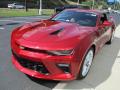 Front 3/4 View of 2017 Chevrolet Camaro SS Coupe #8