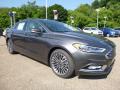 Front 3/4 View of 2017 Ford Fusion SE #8