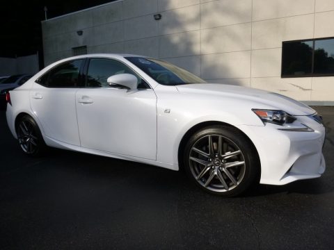 Ultra White Lexus IS 350 AWD.  Click to enlarge.