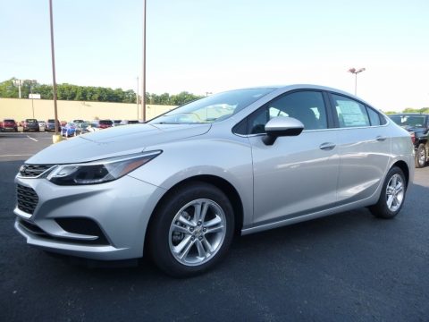 Silver Ice Metallic Chevrolet Cruze LT Sedan.  Click to enlarge.