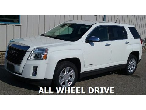 Summit White GMC Terrain SLE AWD.  Click to enlarge.