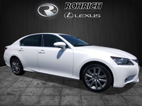 Starfire White Pearl Lexus GS 350 AWD.  Click to enlarge.