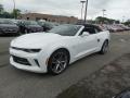 Front 3/4 View of 2017 Chevrolet Camaro LT Convertible #1