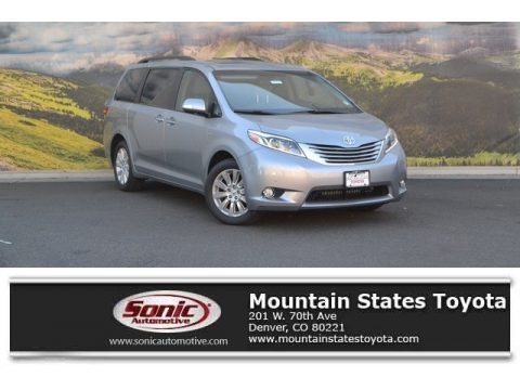 Silver Sky Metallic Toyota Sienna Limited Premium AWD.  Click to enlarge.
