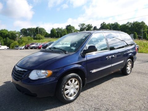 Midnight Blue Pearl Chrysler Town & Country Touring.  Click to enlarge.