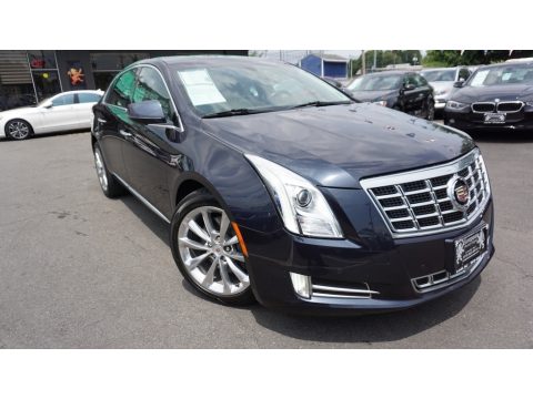 Sapphire Blue Metallic Cadillac XTS Luxury FWD.  Click to enlarge.