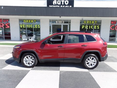 Deep Cherry Red Crystal Pearl Jeep Cherokee Sport. Click to enlarge. Deep Cherry Red Crystal Pearl Jeep Cherokee Sport. Click to enlarge.