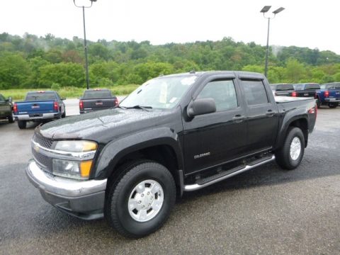 Black Chevrolet Colorado LS Crew Cab 4x4.  Click to enlarge.
