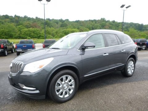 Cyber Gray Metallic Buick Enclave Leather.  Click to enlarge.