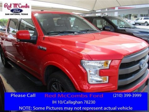 Race Red Ford F150 Lariat SuperCrew 4x4.  Click to enlarge.