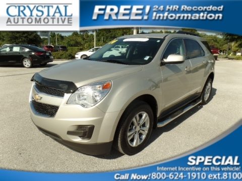 Champagne Silver Metallic Chevrolet Equinox LT.  Click to enlarge.