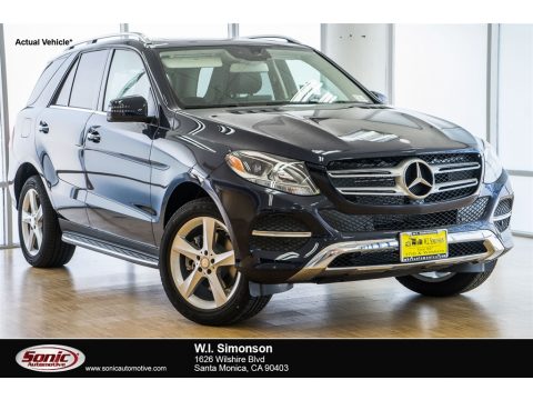 Lunar Blue Metallic Mercedes-Benz GLE 350 4Matic.  Click to enlarge.