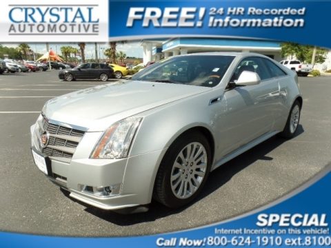 Radiant Silver Metallic Cadillac CTS 4 AWD Coupe.  Click to enlarge.