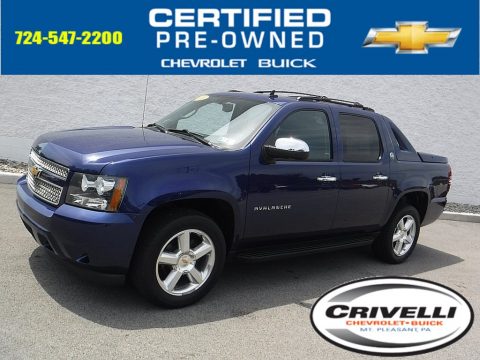 Blue Topaz Metallic Chevrolet Avalanche LS 4x4.  Click to enlarge.