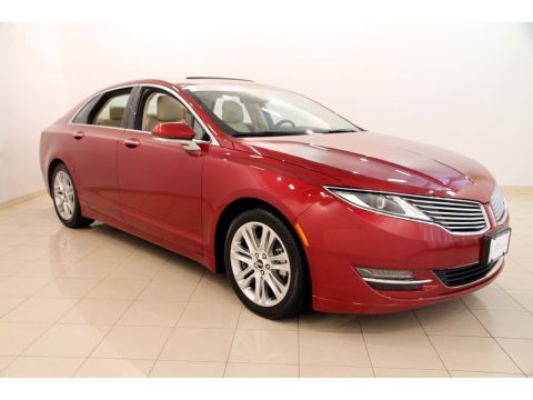 Ruby Red Lincoln MKZ Hybrid.  Click to enlarge.