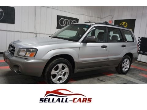 Platinum Silver Metallic Subaru Forester 2.5 XS.  Click to enlarge.