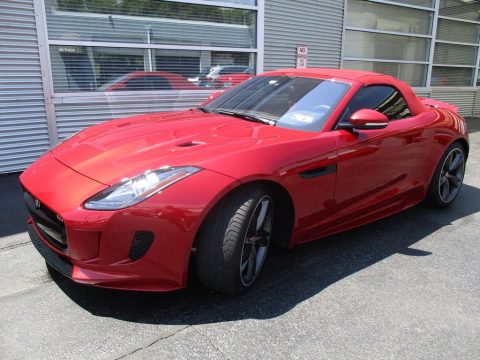 Caldera Red Jaguar F-TYPE S AWD Convertible.  Click to enlarge.