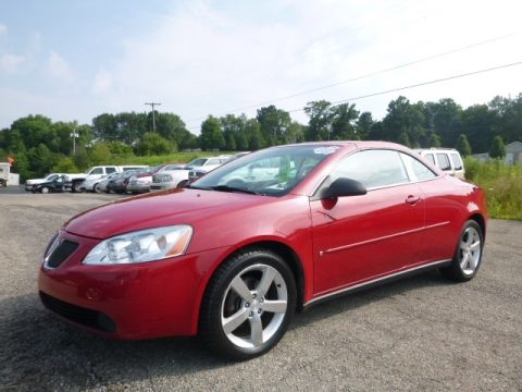 Crimson Red Pontiac G6 GT Convertible.  Click to enlarge.