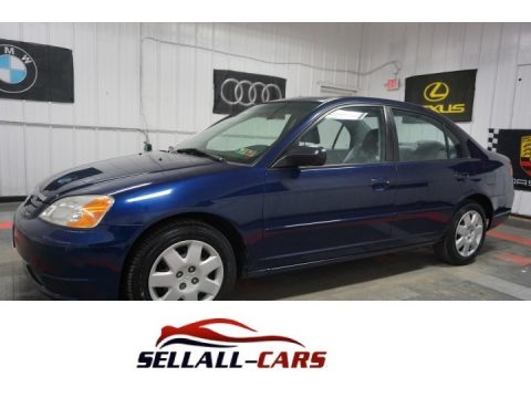 Eternal Blue Pearl Honda Civic EX Sedan.  Click to enlarge.