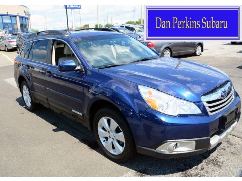 Azurite Blue Pearl Subaru Outback 2.5i Limited Wagon.  Click to enlarge.
