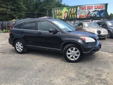 Crystal Black Pearl Honda CR-V EX-L 4WD.  Click to enlarge.