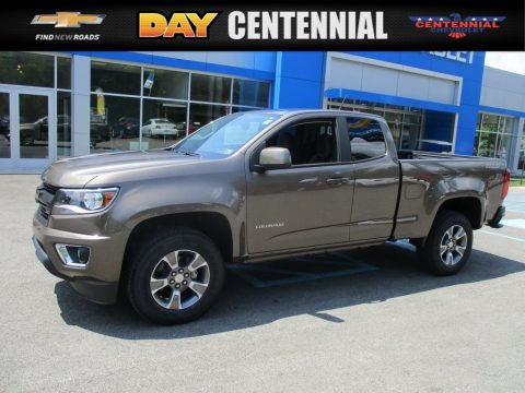 Brownstone Metallic Chevrolet Colorado Z71 Extended Cab 4x4.  Click to enlarge.