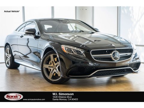 Black Mercedes-Benz S 63 AMG 4Matic Coupe.  Click to enlarge.