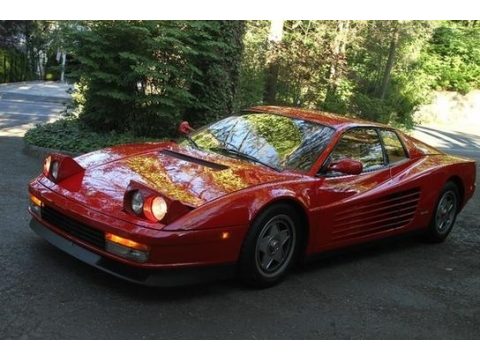 Red Ferrari Testarossa .  Click to enlarge.