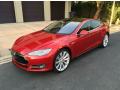 2014 Tesla Model S P85D Performance Red Multi-Coat