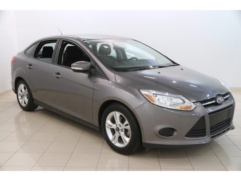 Sterling Gray Ford Focus SE Sedan.  Click to enlarge.