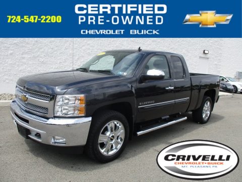 Blue Ray Metallic Chevrolet Silverado 1500 LT Extended Cab 4x4.  Click to enlarge.