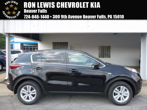 Black Cherry Kia Sportage LX AWD.  Click to enlarge.