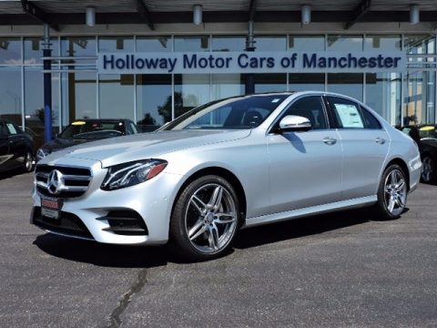 Iridium Silver Metallic Mercedes-Benz E 300 4Matic Sedan.  Click to enlarge.