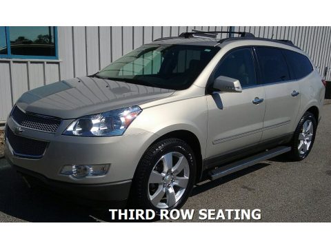 Gold Mist Metallic Chevrolet Traverse LTZ.  Click to enlarge.