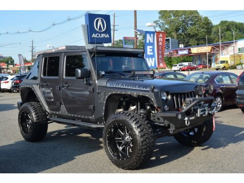 Granite Crystal Metallic Jeep Wrangler Unlimited Sport 4x4.  Click to enlarge.