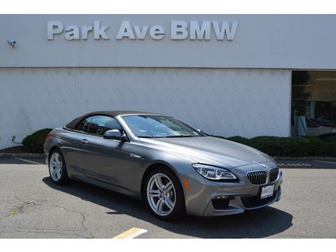 Space Grey Metallic BMW 6 Series 640i xDrive Convertible.  Click to enlarge.