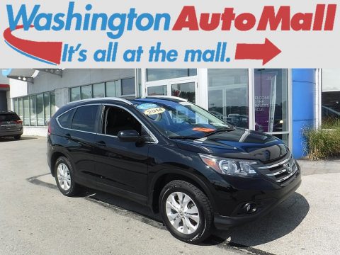 Crystal Black Pearl Honda CR-V EX-L AWD.  Click to enlarge.