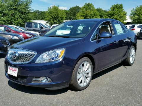 Dark Sapphire Blue Metallic Buick Verano Leather Group.  Click to enlarge.